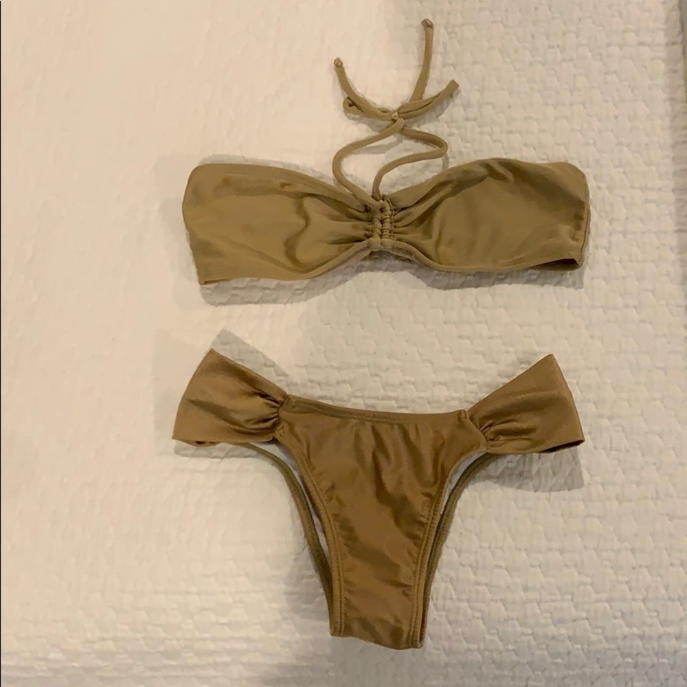 Gold Brazilian Bikini